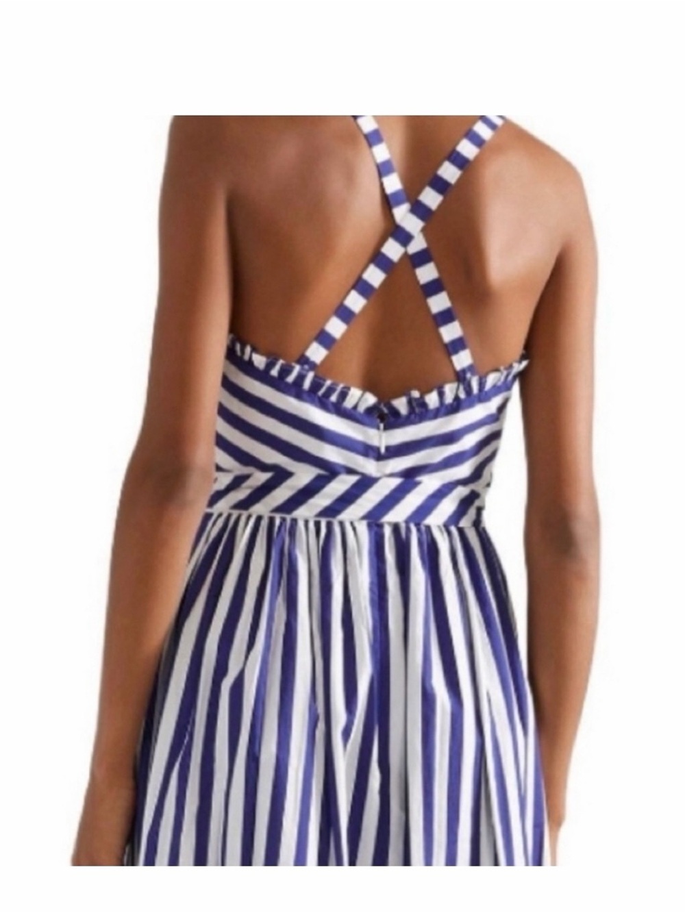 J. Crew Navy and White Striped Maxi Dress - Picture 6 of 8